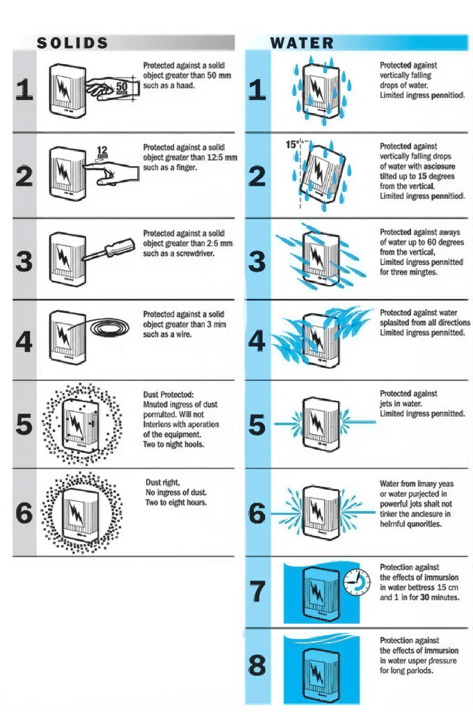IP Waterproof Classification Method
