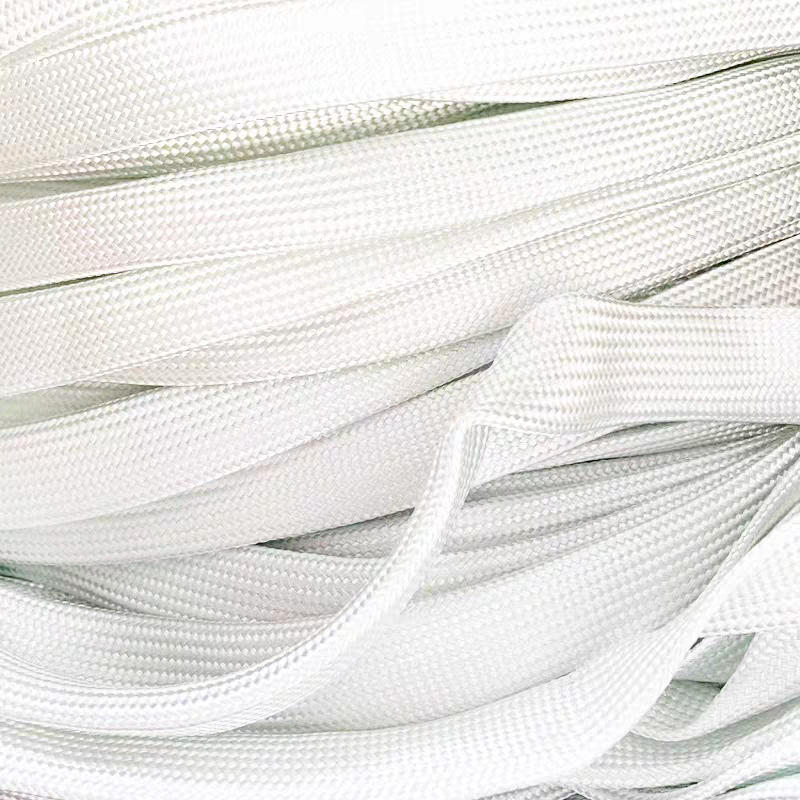 Aerospace materials：Ceramic Fiber Braided Sleeving

Ceramic fibre braided sleeving or mica tape is used to wrap wire harnesses to insulate them from transient high temperatures (e.g. wire harnesses close to the engine).